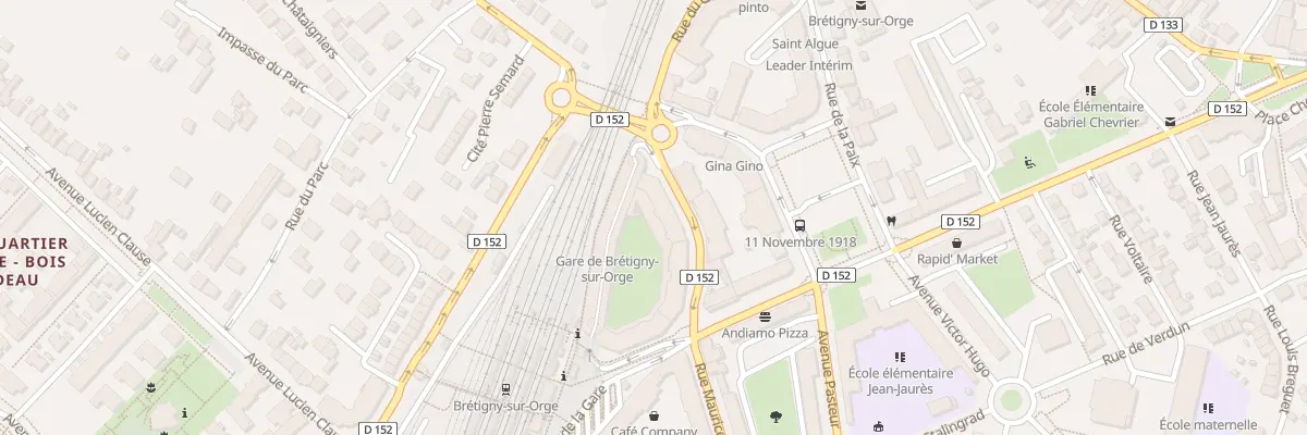 Plan du 6 Rue d’Estienne d’Orves à Brétigny-sur-Orge