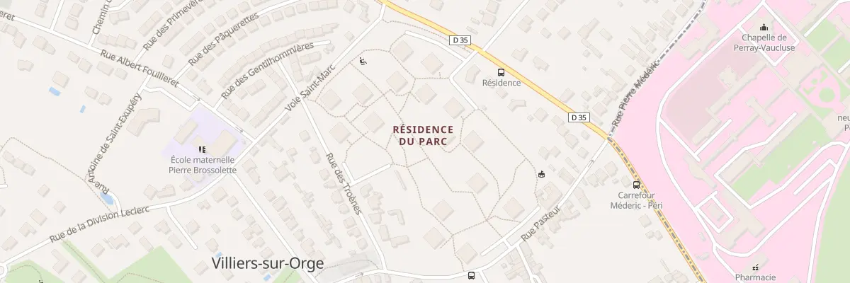 Plan du 15 Rte de Chasse à Villiers-sur-Orge