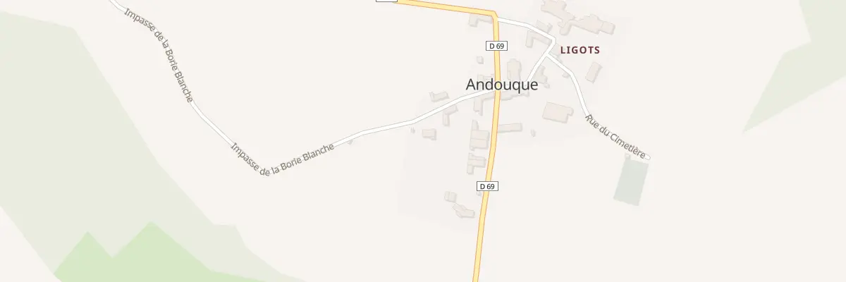 Plan du 5198 Ligots à Andouque