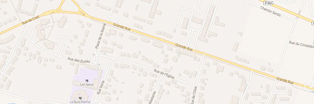 Plan du 134 Grande Rue à Bernes-sur-Oise