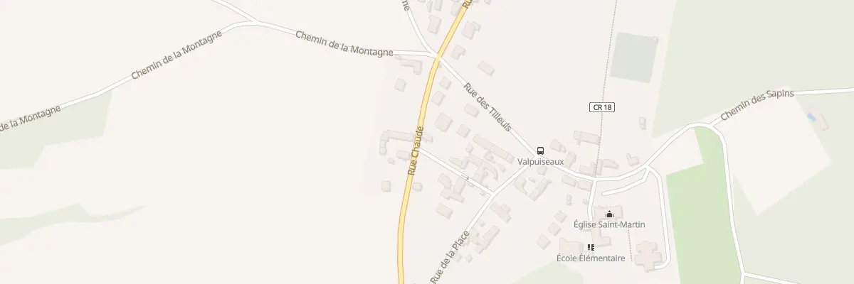 Plan du 1 Rue de la Mairie à Valpuiseaux