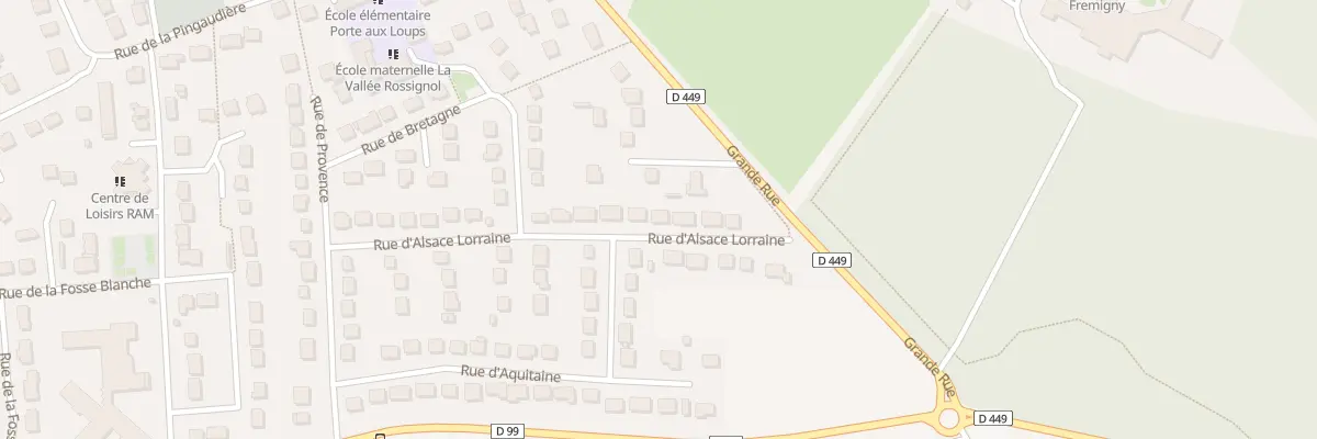 Plan du 25 Rue d’Alsace Lorraine à Bouray-sur-Juine