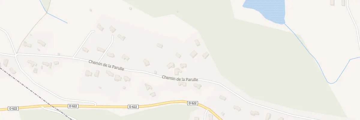 Plan du 57B Che de La Parulle à Burlats