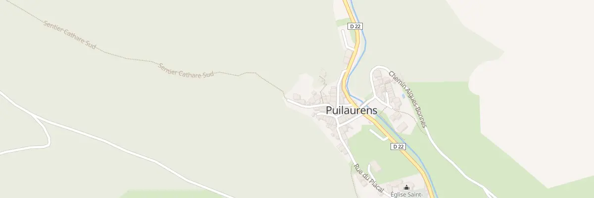 Plan du 25 Che du Chateau à Puilaurens