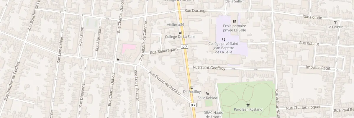 Plan du 48 Rue Saint-Fuscien à Amiens