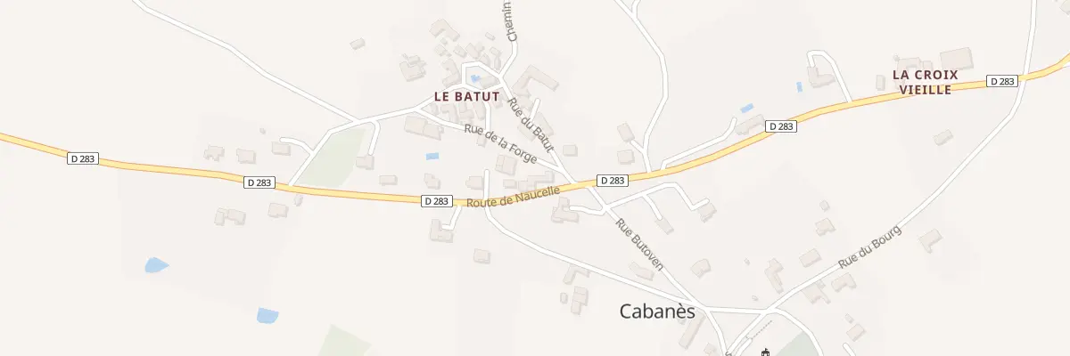 Plan du 5135 Le Batut à Cabanès