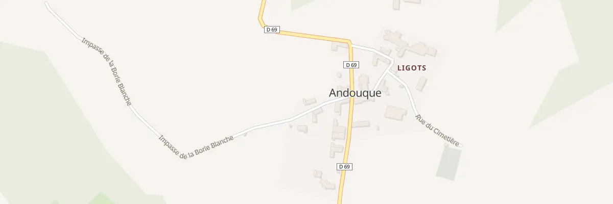 Plan du 5010 Ligots à Andouque