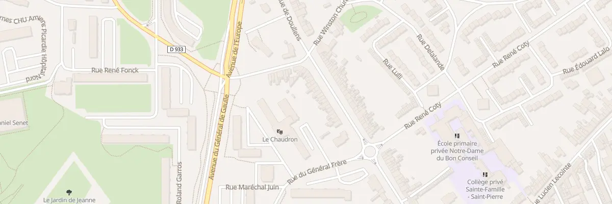 Plan du 187 Rue de Doullens à Amiens