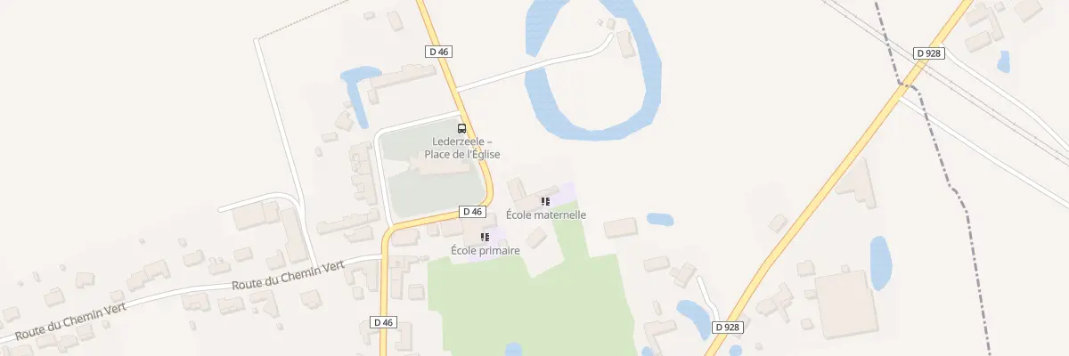 Plan du 38 Rue de l’Eglise à Lederzeele