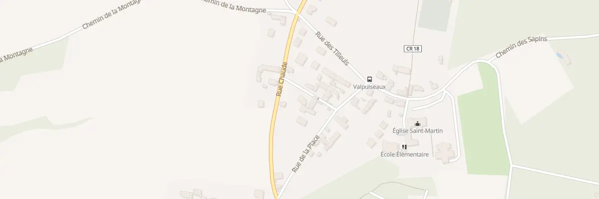 Plan du 2 Rue de la Mairie à Valpuiseaux