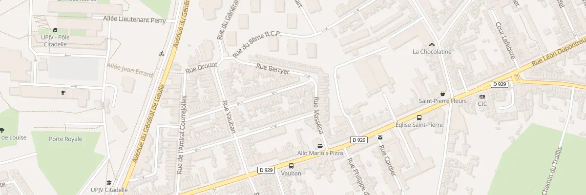Plan du 42 Rue du Docteur Lenoël à Amiens