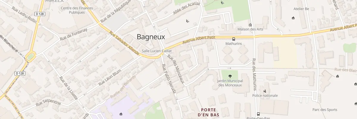 Plan du 4 Av Albert Petit à Bagneux
