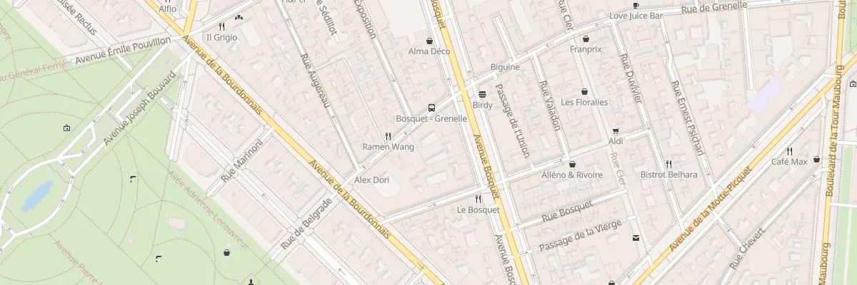 Plan du 187 Rue de Grenelle à Paris 7e Arrondissement
