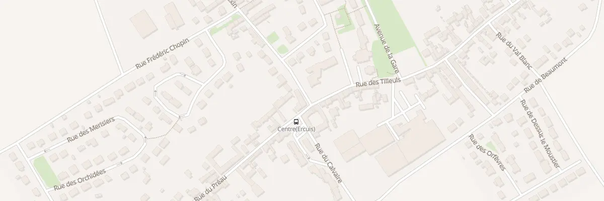 Plan du 8 Rue du Préau à Ercuis