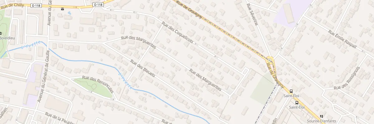 Plan du 35 Rue des Marguerites à Longjumeau