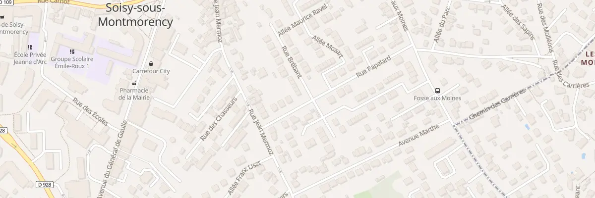 Plan du 1 Rue Brébant à Soisy-sous-Montmorency