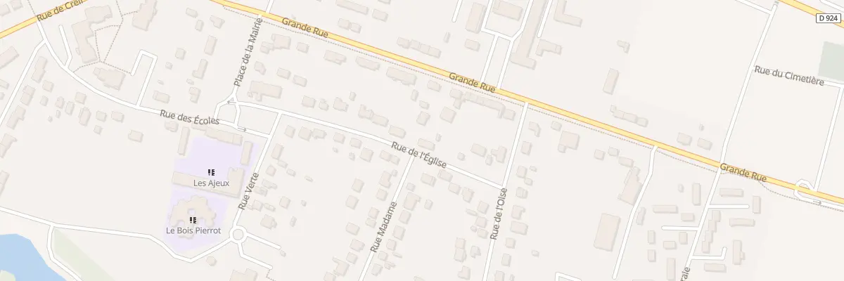 Plan du 11 Rue de l’Eglise à Bernes-sur-Oise