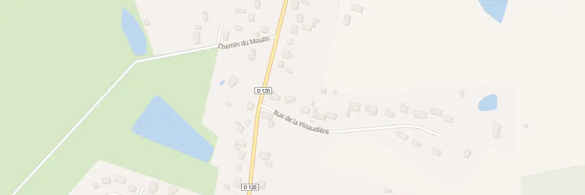 Plan du 5420 La Pinaudiere à Viglain
