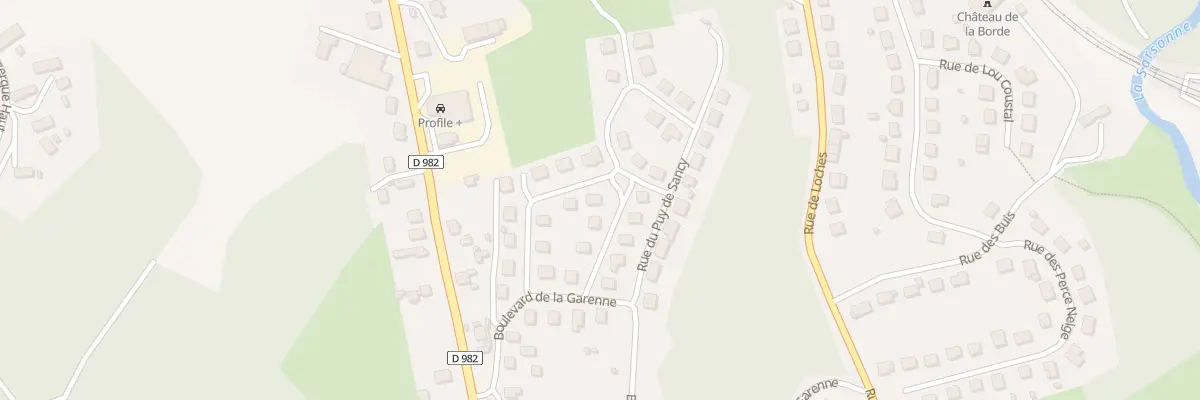 Plan du 8 Rue du Sancy à Ussel
