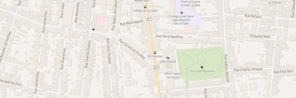 Plan du 64 Rue Saint-Fuscien à Amiens