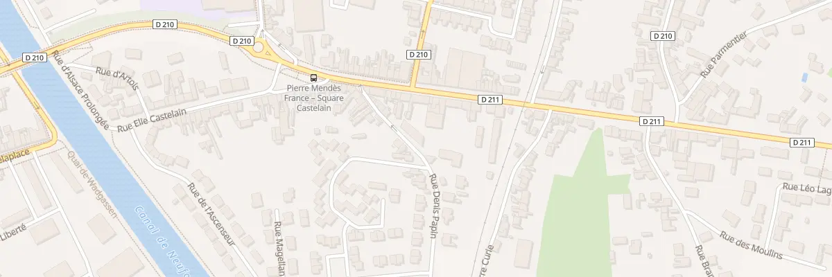 Plan du 1D Rue Denis Papin à Arques