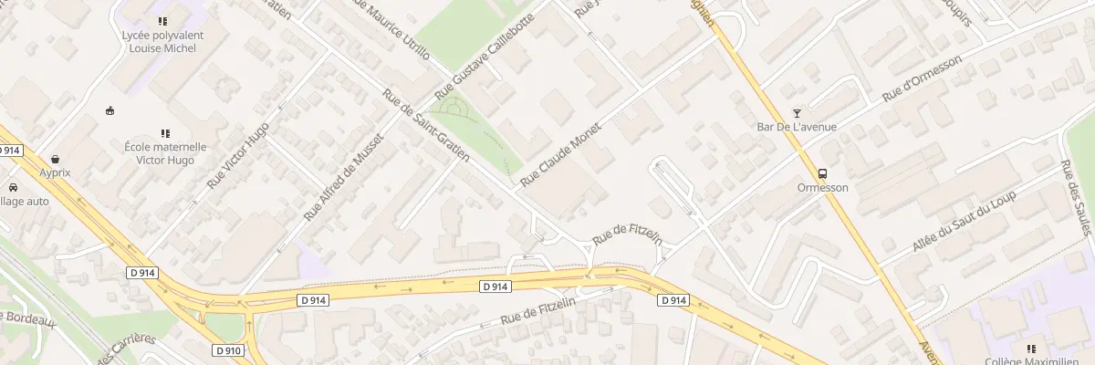 Plan du 10 Rue de Saint-Gratien à Épinay-sur-Seine
