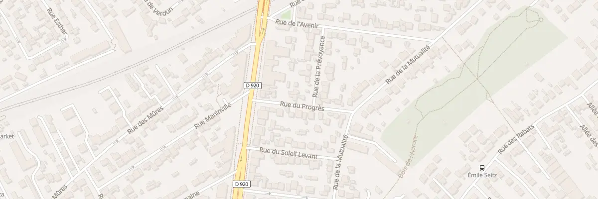 Plan du 3 Rue du Progrès à Antony