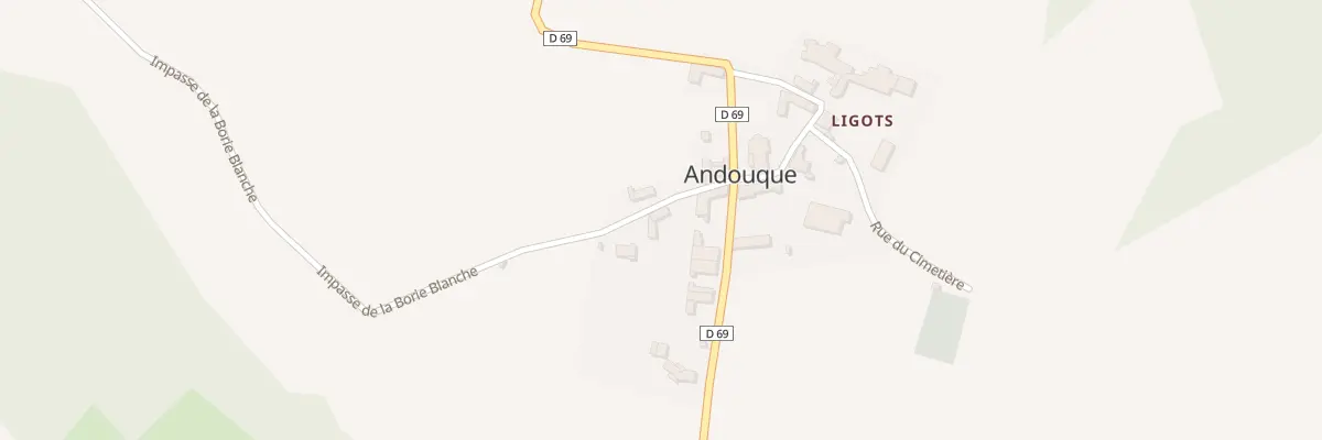 Plan du 5011 Ligots à Andouque