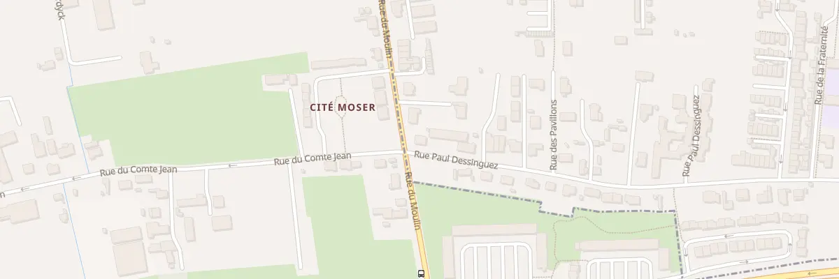 Plan du 950 Rue Paul Dessinguez à Dunkerque