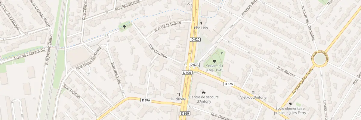 Plan du 56B Av Division Leclerc à Antony
