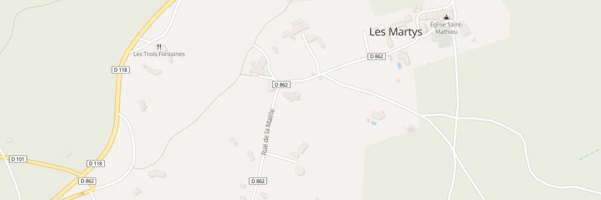 Plan du 9B Rue de la Mairie aux Martys