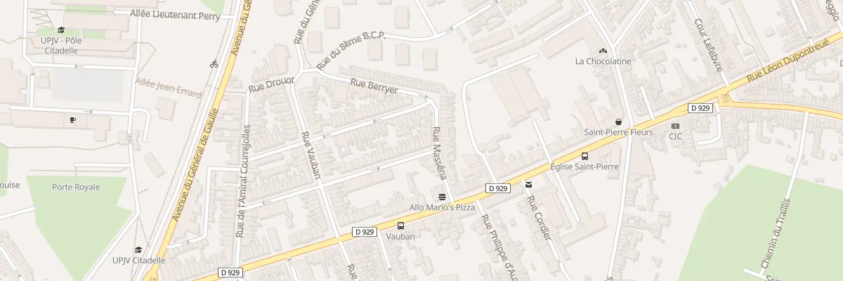 Plan du 61 Rue de Turenne à Amiens