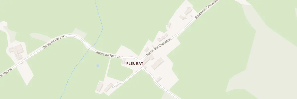 Plan du 4 Fleurat à Saint-Loup