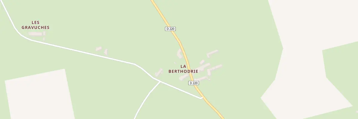 Plan du 145 La Berthodrie à Morlac