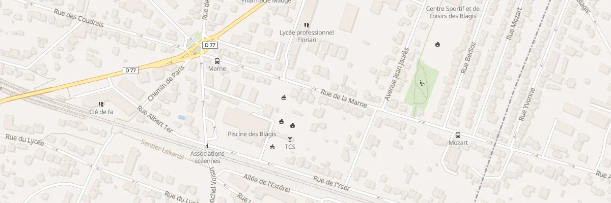 Plan du 20 Rue de la Marne à Sceaux