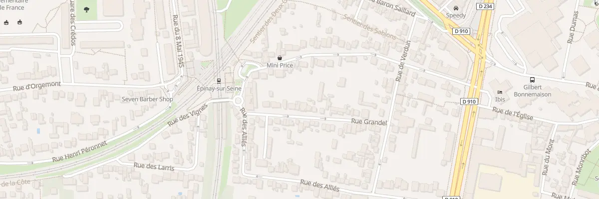 Plan du 24 Rue Grandel à Épinay-sur-Seine