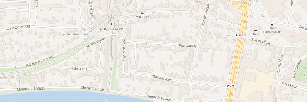 Plan du 31 Rue Grandel à Épinay-sur-Seine