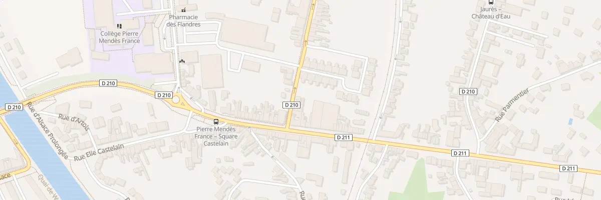 Plan du 8 Rue Paul Vaillant Couturier à Arques
