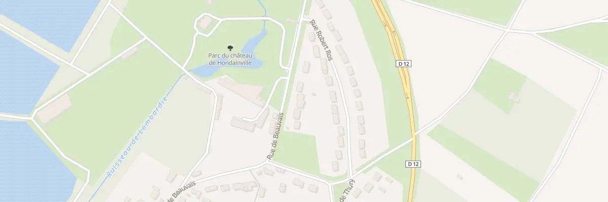 Plan du 460 Rue de Beauvais à Hondainville