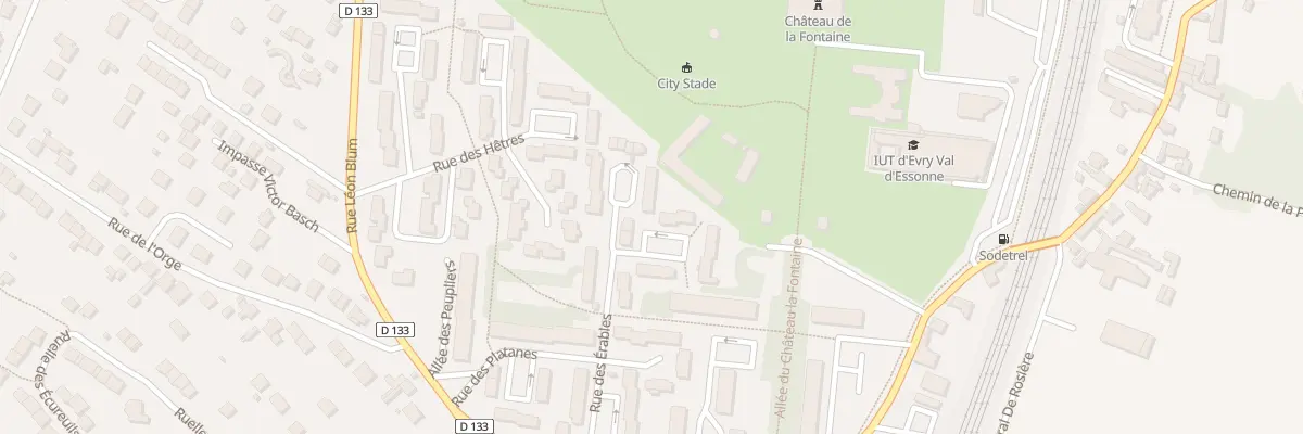 Plan du 41 Rue des Erables à Brétigny-sur-Orge