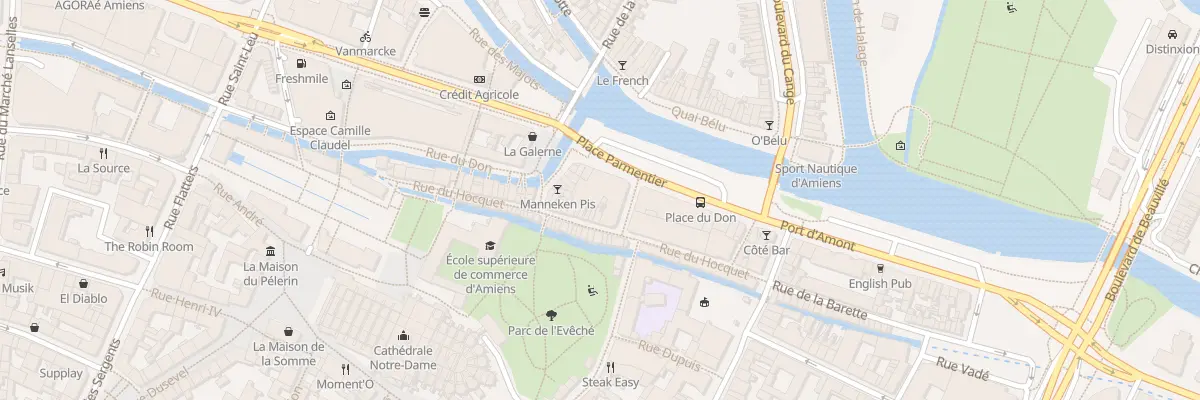 Plan du 5 Rue des Hautes Cornes à Amiens