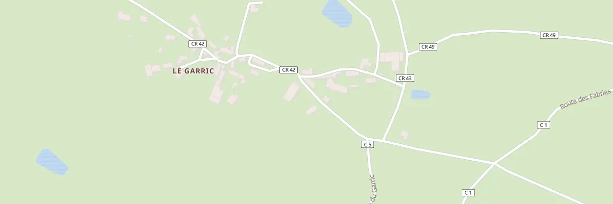 Plan du 5303A Le Garric à Rignac