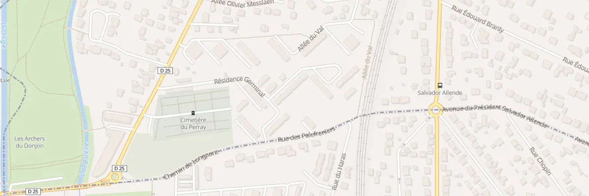 Plan du 185 Rte de Longpont à Sainte-Geneviève-des-Bois