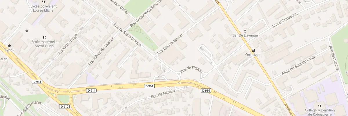 Plan du 6 Rue de Saint-Gratien à Épinay-sur-Seine
