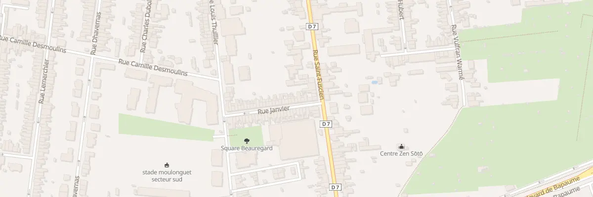 Plan du 8 Rue Janvier à Amiens