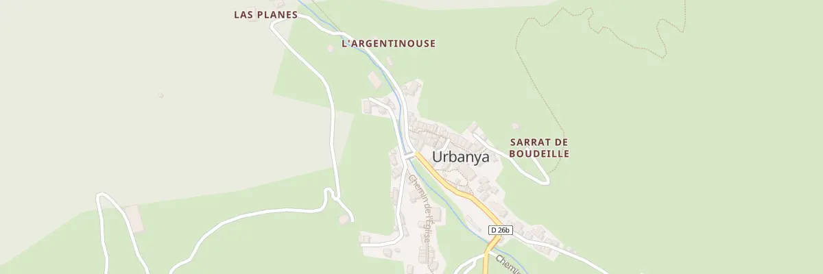 Plan du 9999 Le Village à Urbanya