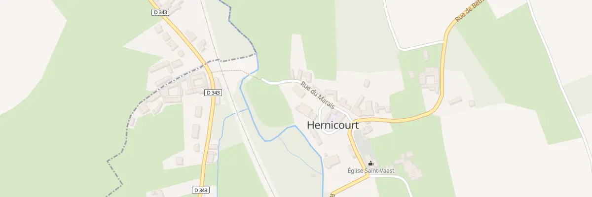Plan du 9 Rue du Marais à Hernicourt