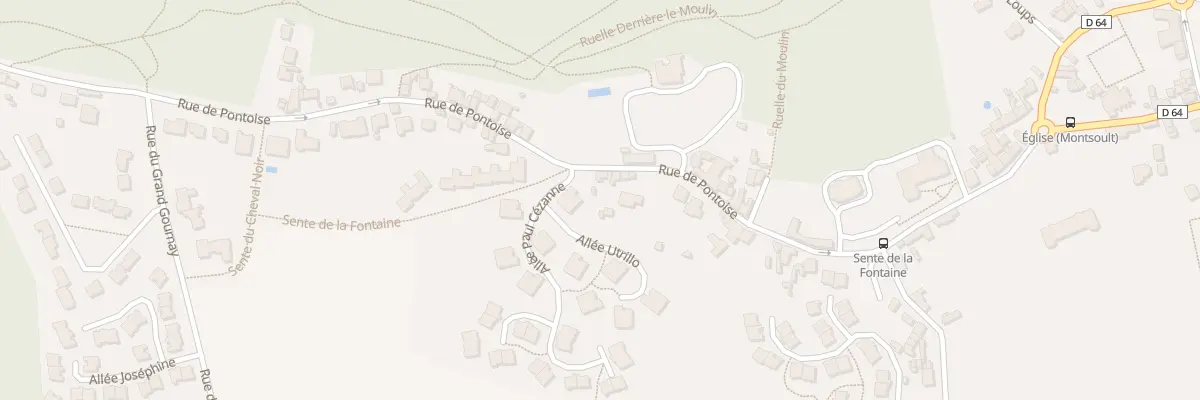Plan du 39 Rue de Pontoise à Montsoult