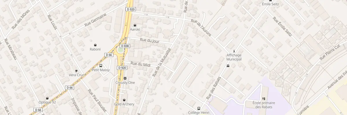 Plan du 91 Rue de la Mutualité à Antony