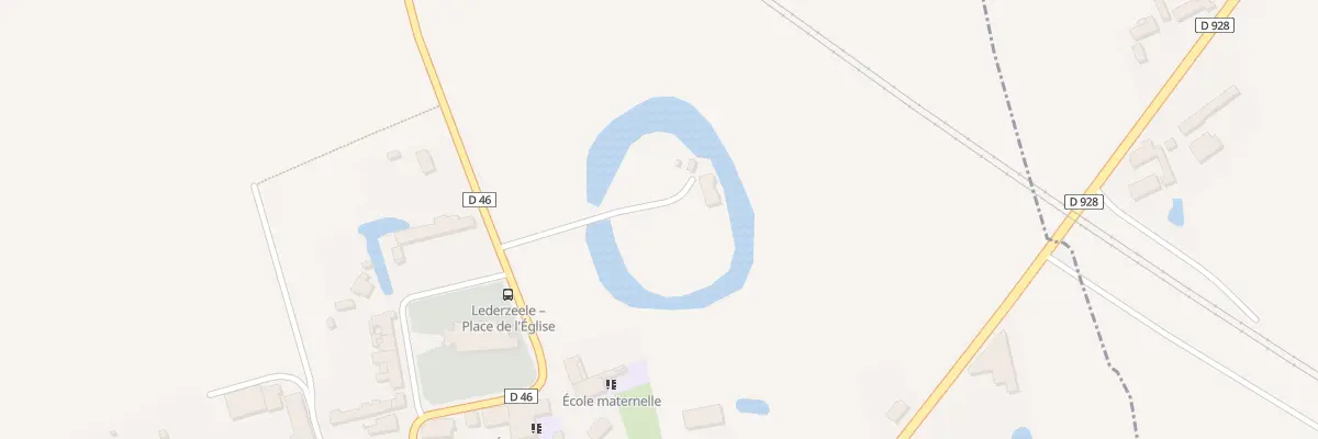 Plan du 40 Rue de l’Eglise à Lederzeele